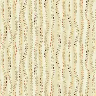 Makower Golden Cream Brown Spotty Dotty Print 