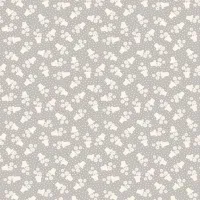 Makower Sweet Things Grey Tone on Tone Flower Pot Print 