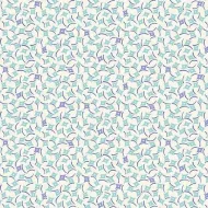 Makower Sweet Things Blue & Purple Square Print 