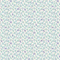 Makower Sweet Things Blue & Purple Square Print 
