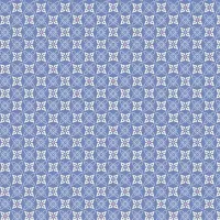 Makower Sweet Things Blue & Purple Abstract Print 