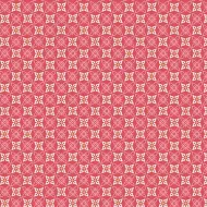 Makower Sweet Things Red & Orange Abstract Print 
