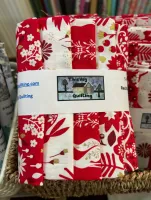 Starlit Hollow Red & White Fat Quarter Bundle Pack 