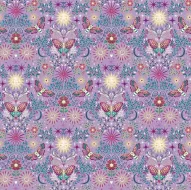 Luna Lilac Night Garden 1/2 Metre 