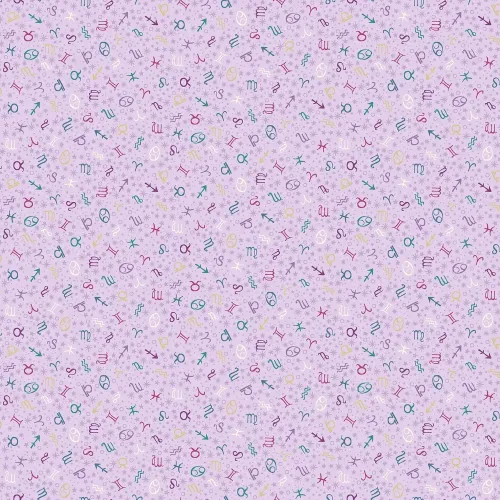 Luna Zodiac Lilac 1/2 Metre