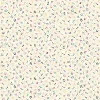 Luna Zodiac Cream 1/2 Metre 