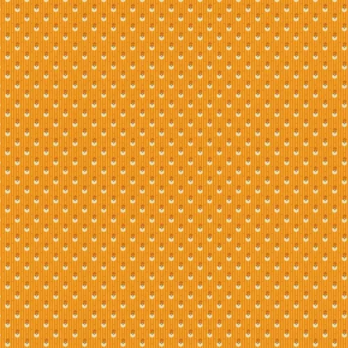 Indigo Cheddar Orange Spot Print 1/2 Metre 