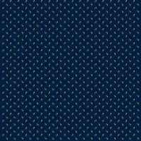 Indigo Cheddar Navy Blue Orange Kites 1/2 Metre 