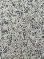 Foxwood Muted Blue & White Floral Print 1/2m 