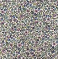 Country Cuttings Blue & Lilac Floral Print 1/2m