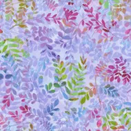 Lilac Purple Floral Multicolour Print 1/2 Metre