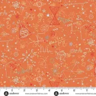 Makower Orbit Orange Formula Print FQ 