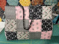 Patches Tote Bag Kit- Grey & Pink 